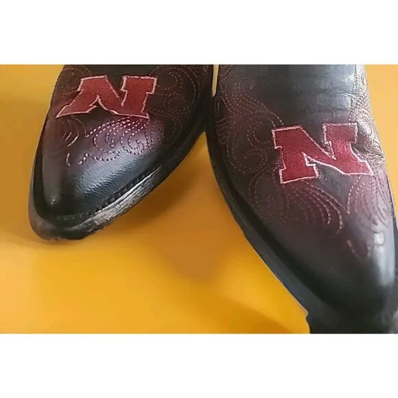 Gameday Women's Western Boot University of Nebraska Cornhuskers Sz 5 B NEW NWT