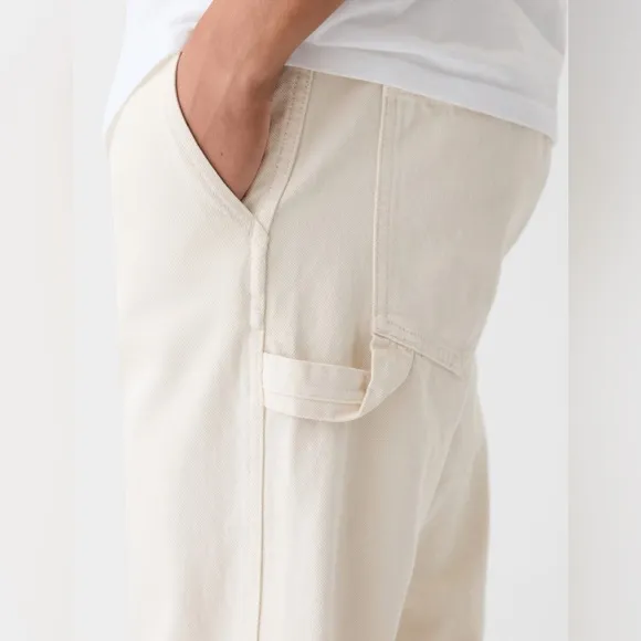 GAP 90s Loose Carpenter Jeans Natural Denim Men’s Size 33 x 34