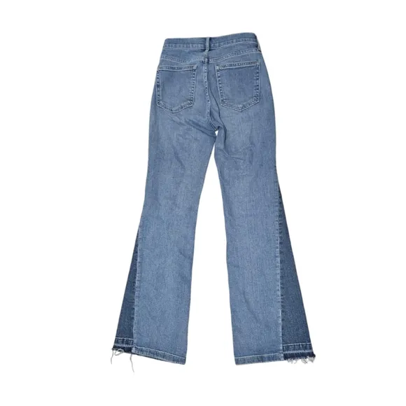 GAP Jeans 70s retro high rise flares stretch size 25 waist