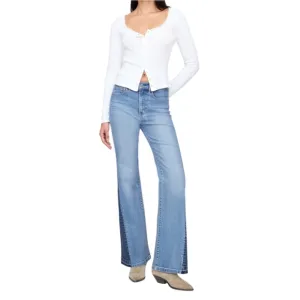 GAP Jeans 70s retro high rise flares stretch size 25 waist