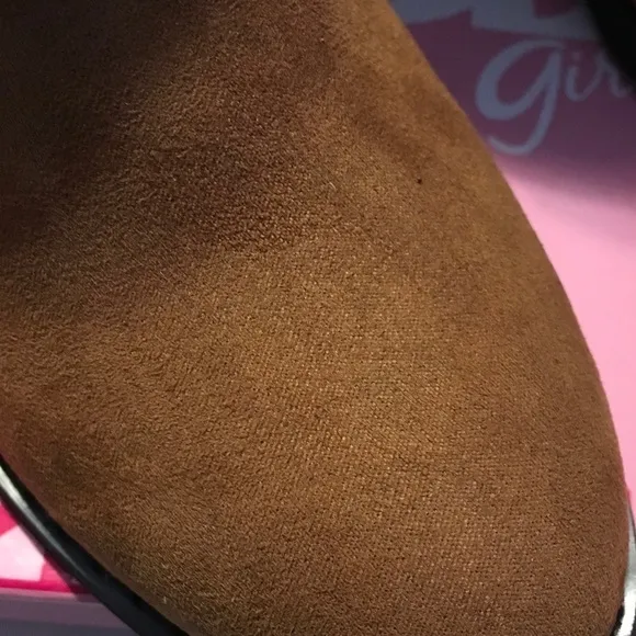 🦉GB girls Crash-Girl Desert Brown boots size 1 🦉