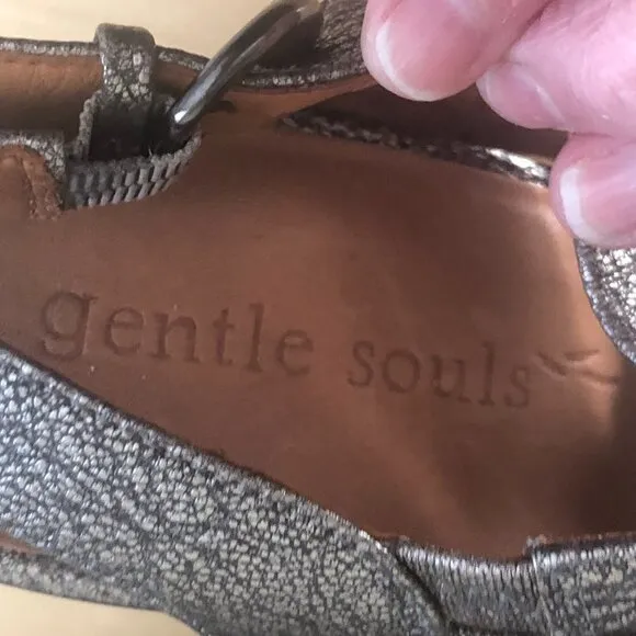 Gentle Souls Carmelle Leather Strappy Sandals
