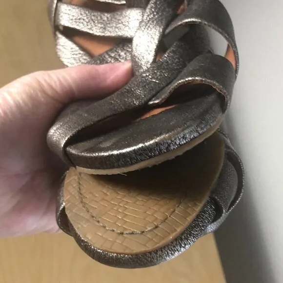 Gentle Souls Carmelle Leather Strappy Sandals