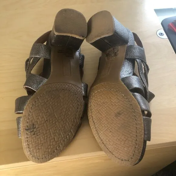 Gentle Souls Carmelle Leather Strappy Sandals