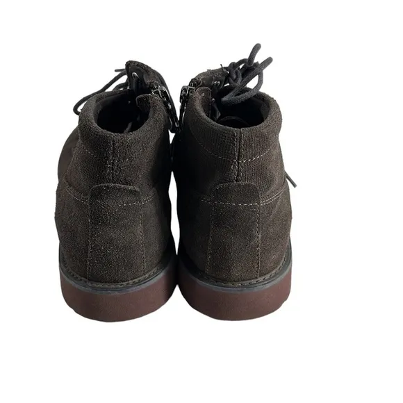 Geox U Garret B Mens Brown Suede Casual Dress Boots zip up sz 7