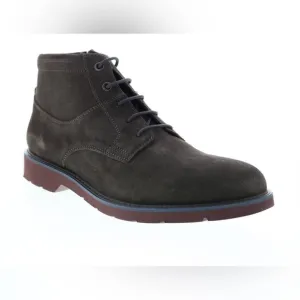 Geox U Garret B Mens Brown Suede Casual Dress Boots zip up sz 7