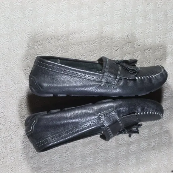 G.H. Bass Black Men's Driving Loafers