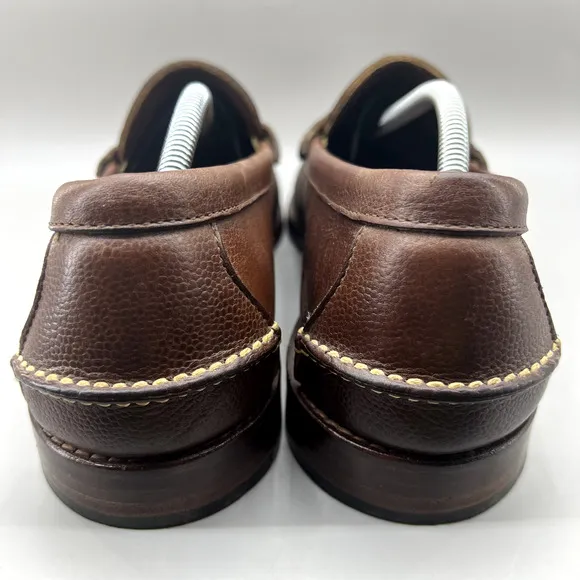 G.H.Bass Weejuns Penny Loafers Men's Size 13 D Brown Leather Slip-On Dress Shoes