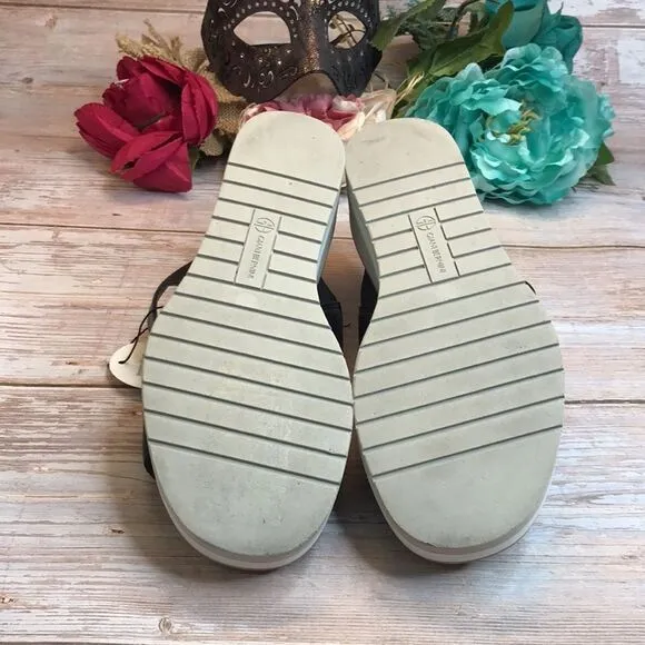 Giani Bernini Black Ryerr Wedge Sandals