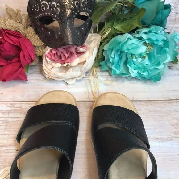 Giani Bernini Black Ryerr Wedge Sandals