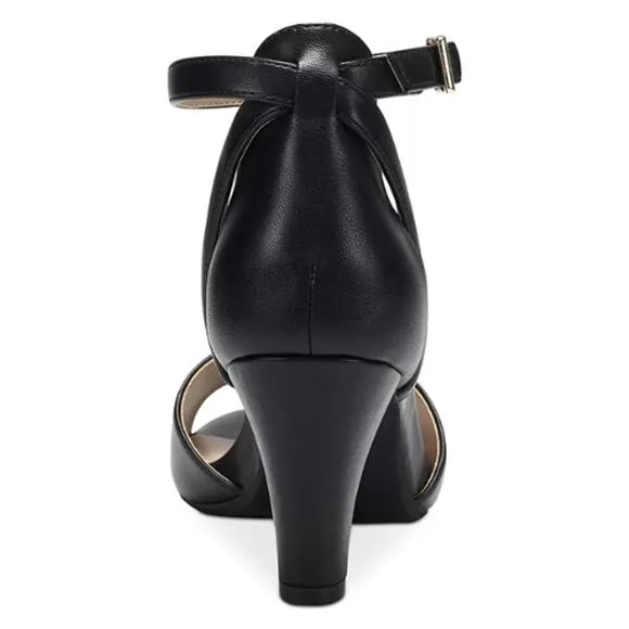 Giani Bernini Clarrice Memory Foam Dress Sandals Black New 8.5