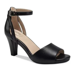 Giani Bernini Clarrice Memory Foam Dress Sandals Black New 8.5