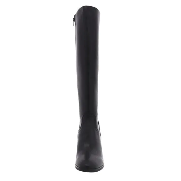 Giani Bernini Women's Odettee Block Heel Knee High Riding Boots Black Size 6
