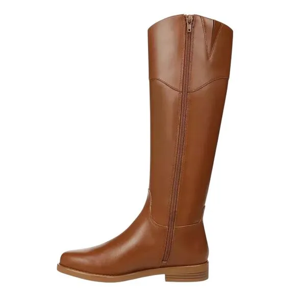 Giani Bernini Women's Sandraa Memory Foam Knee High Riding Boots Tan Size 9 1/2
