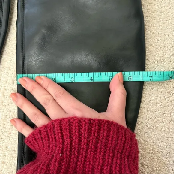 GIANNI BINI NEW Waelynn Black Over-the-Knee Thigh High Boots