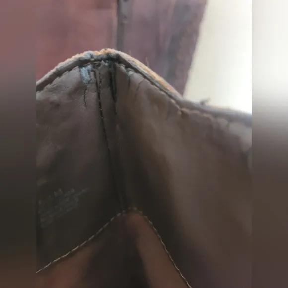 Gianni Bini Valla Embroidered Riding Boots size 5.5