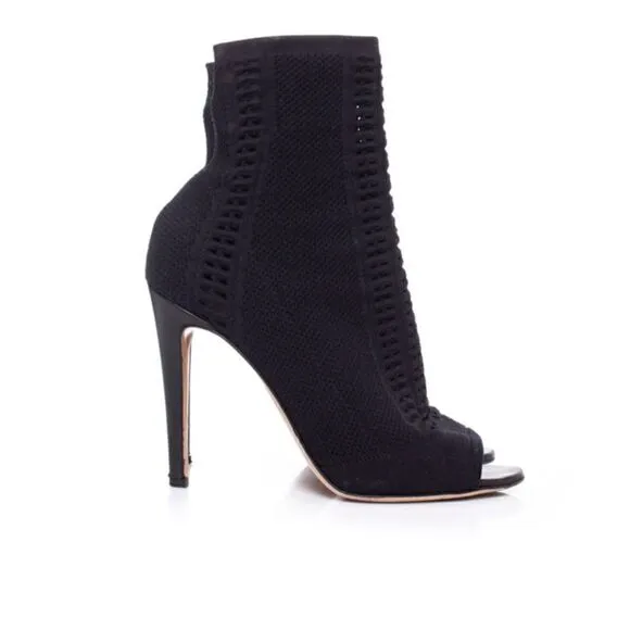 Gianvito Rossi Stretch Knit Boots 39.5