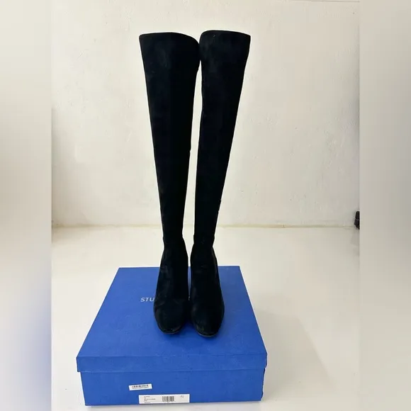 Gillian 60 stretch suede over the knee boots *NEW