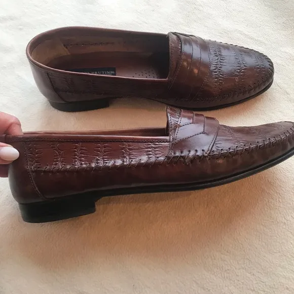 Giorgio Brutini Brown Loafers Sz 9.5 D