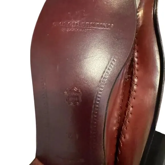 Giorgio Brutini Le Glove Slip On Leather Loafers Made in Brazil, Brand New