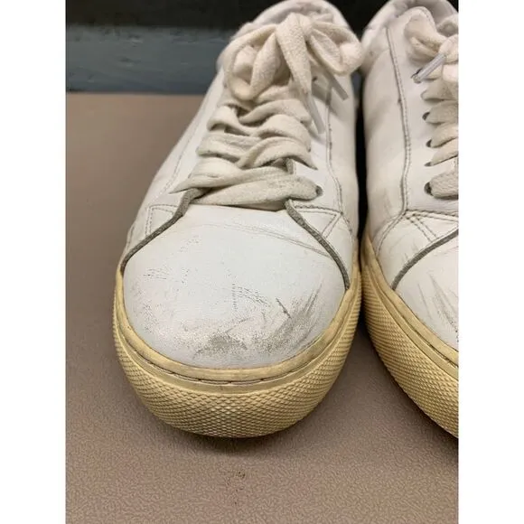 Givenchy Urban‎ Street Sneakers White Leather Low-Top Size 36 Made in Italy