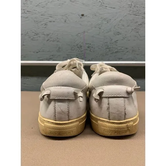 Givenchy Urban‎ Street Sneakers White Leather Low-Top Size 36 Made in Italy