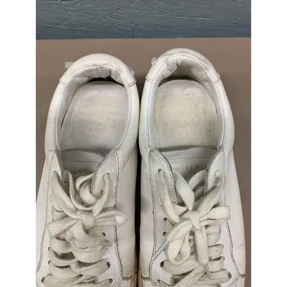 Givenchy Urban‎ Street Sneakers White Leather Low-Top Size 36 Made in Italy