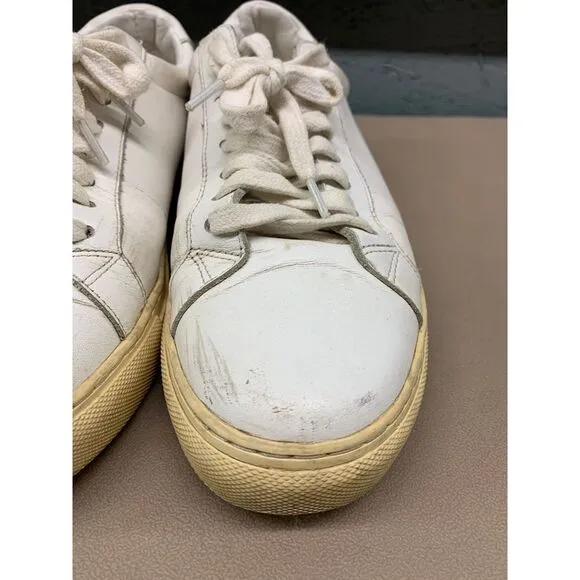 Givenchy Urban‎ Street Sneakers White Leather Low-Top Size 36 Made in Italy
