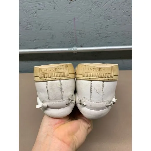 Givenchy Urban‎ Street Sneakers White Leather Low-Top Size 36 Made in Italy