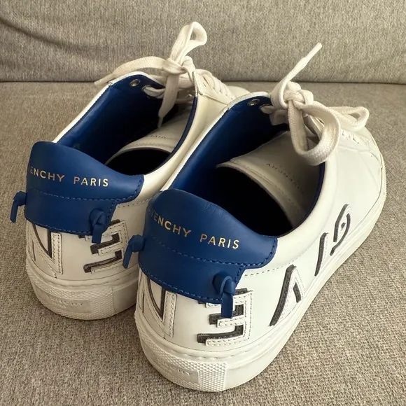 GIVENCHY Urban Street white and blue reverse sneakers