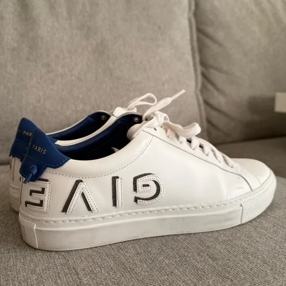 GIVENCHY Urban Street white and blue reverse sneakers