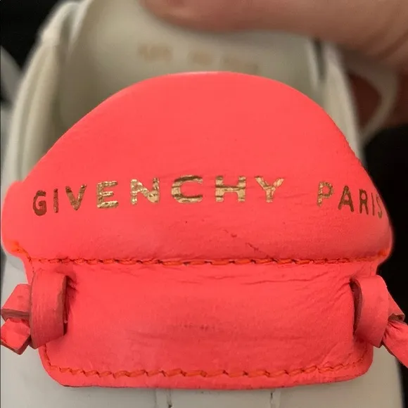 Givenchy White and Pink Sneakers