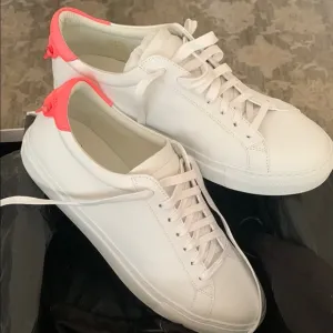 Givenchy White and Pink Sneakers