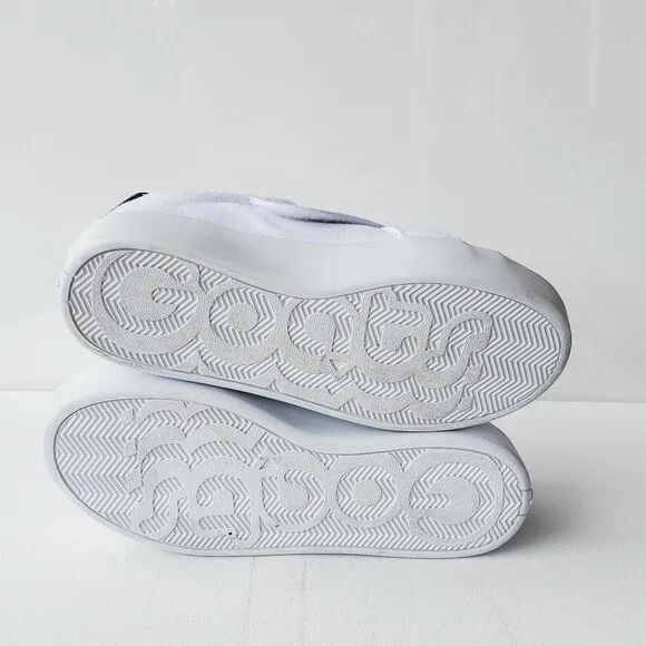 Goats White Canvas Womens Platform Sneakers size 7 NWOT