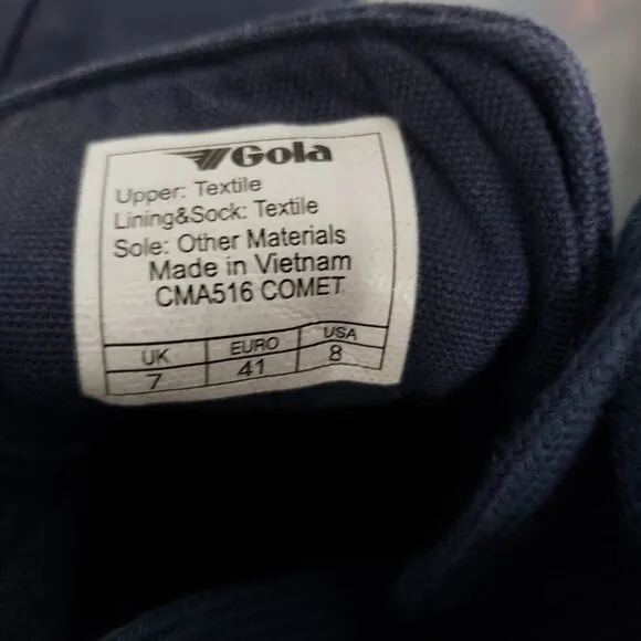 Gola Vegan Comet Plimsoll Sneakers