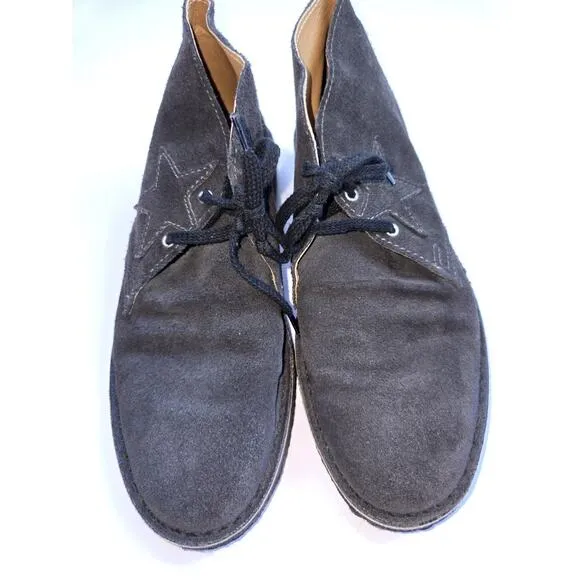 Golden Goose City Desert Boots Chocolate Brown Suede Womens size EU38