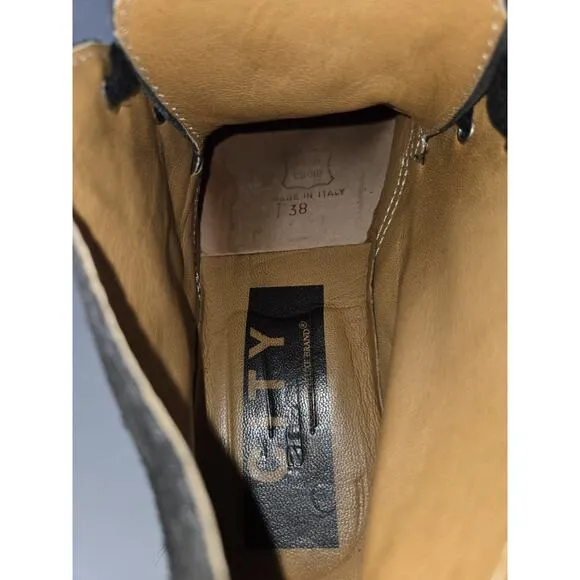 Golden Goose City Desert Boots Chocolate Brown Suede Womens size EU38
