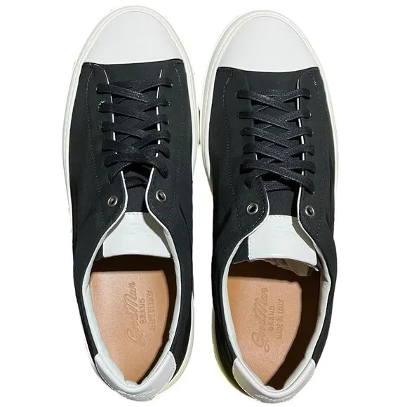 Good Man Brand Legacy Lo Top Black Nylon Canvas Sneakers Lace Up Men's Size 12