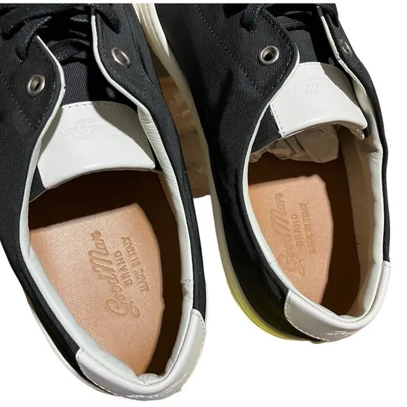 Good Man Brand Legacy Lo Top Black Nylon Canvas Sneakers Lace Up Men's Size 12