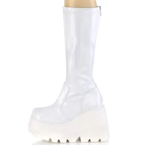 Gothic Platform Wedge Heel Knee High Boots