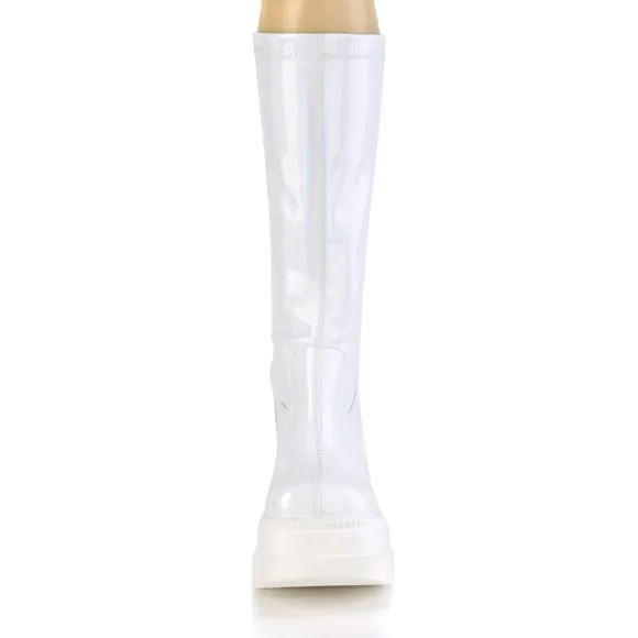 Gothic Platform Wedge Heel Knee High Boots