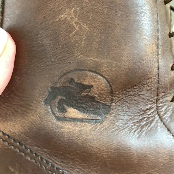 Grand Prix Brown Leather Lace-Up Riding Boots 5.5