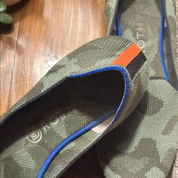 Green Camouflage Slip-On Loafers