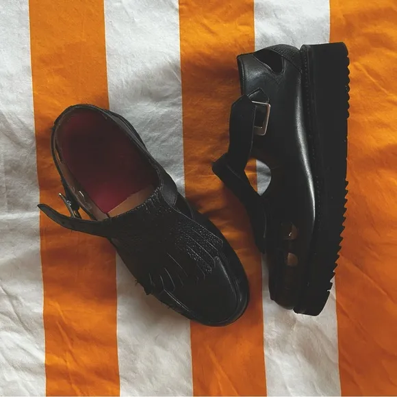 Grenson Ethel kiltie tassel oxford loafer sandals
