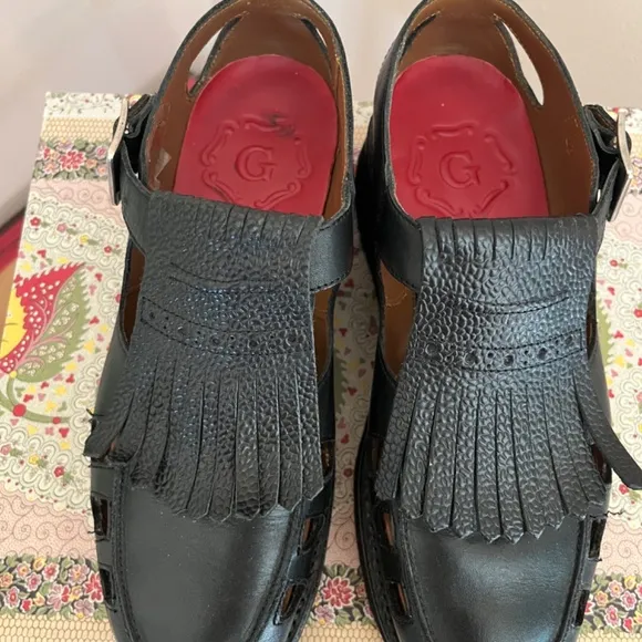 Grenson Ethel kiltie tassel oxford loafer sandals