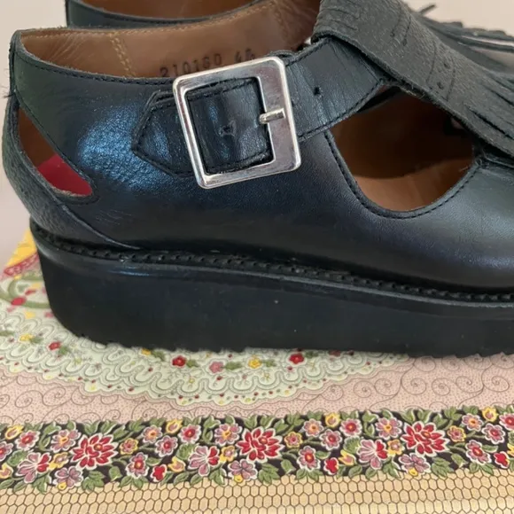 Grenson Ethel kiltie tassel oxford loafer sandals