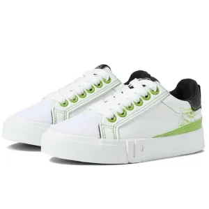 Ground Up Grogu Baby Yoda Mesh Court Sneakers White Green Size 2 Little Kid