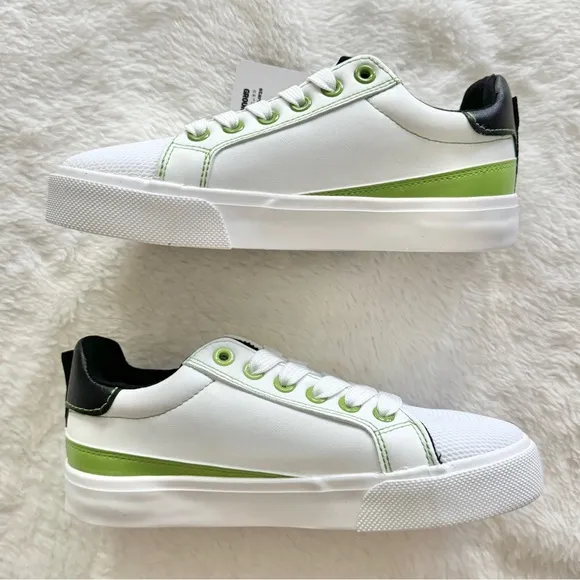 Ground Up Grogu Baby Yoda Mesh Court Sneakers White Green Size 2 Little Kid