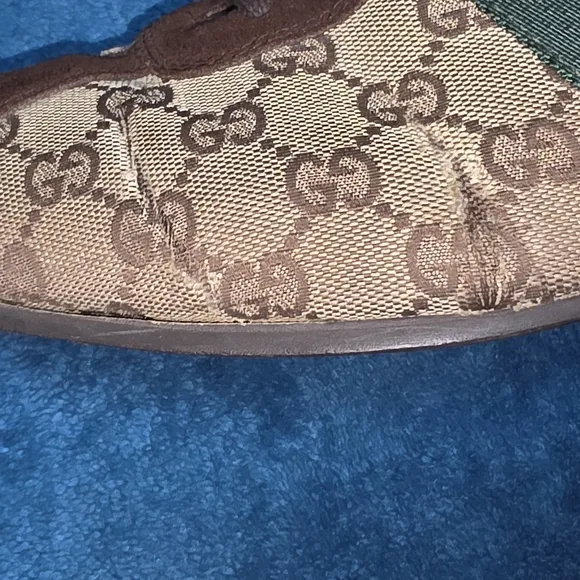 Gucci Brown and Cream Sneakers with Signature Design