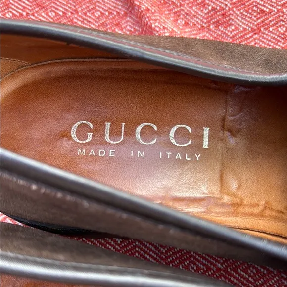 Gucci Brown Horsebit Loafers Slip-On, men’s, 11.5.  Gorgeous
